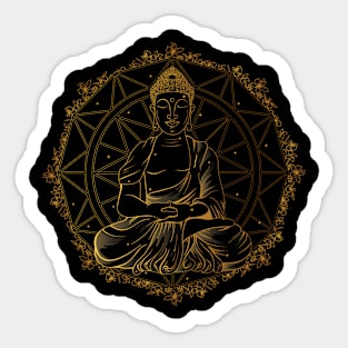 Buddha & Mandala Sticker